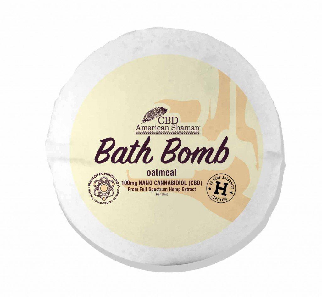 american shaman cbd bath bomb